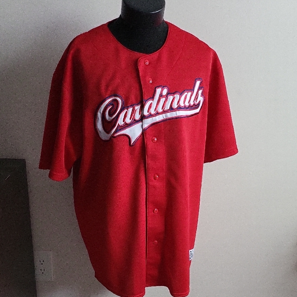 Cardinals Red Men's Shirt/jercey,like New,XL True Fan